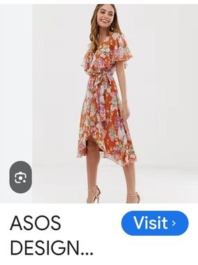 Asos Wrap Dress Women's